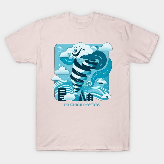 Delightful Disaster - Tornado - BIW T-Shirt by Polyshirt